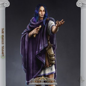 Eloquent Ptolomaeus believes that words can fix any problem... that or a bit of magic.