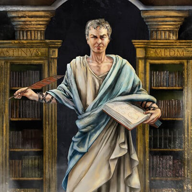 Astinus of Palanthas portrait – MEDM the&nbsp;DM