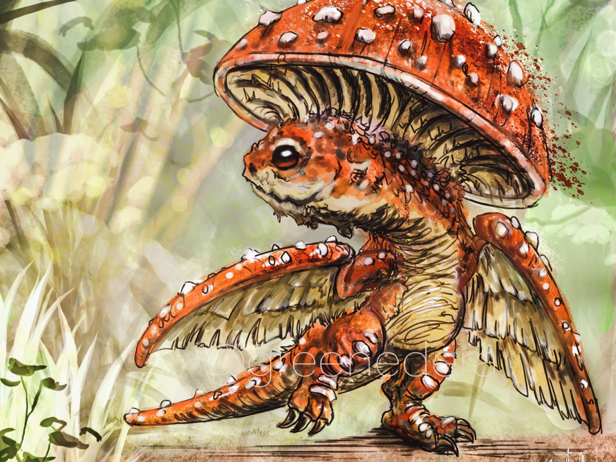 Baby Mushroom Dragon