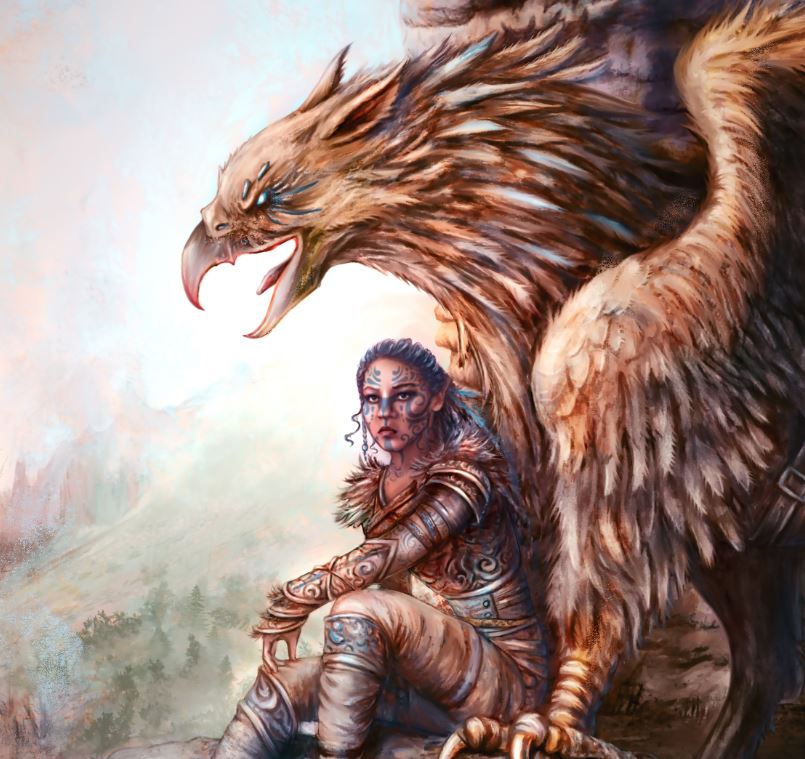 Em, the Shalewalker – Dragonlance&nbsp;fanart