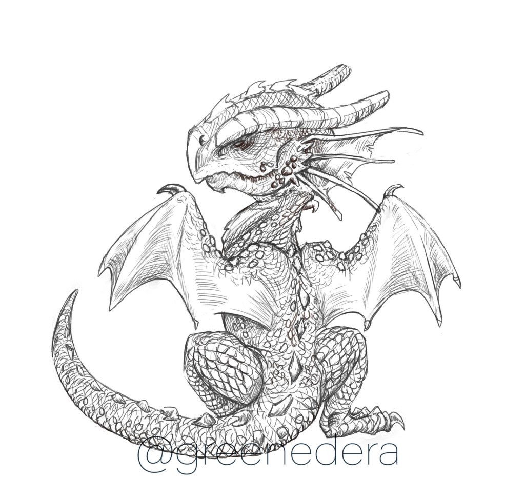 Dragon study - little volcano

Dragon study 4 from Stawicki's "Dragonary" prompts - Little Volcano is here to bring mischief 