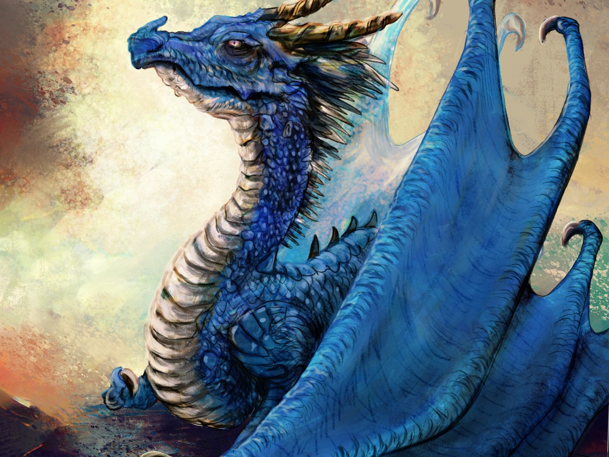 Royal blue –&nbsp;dragon