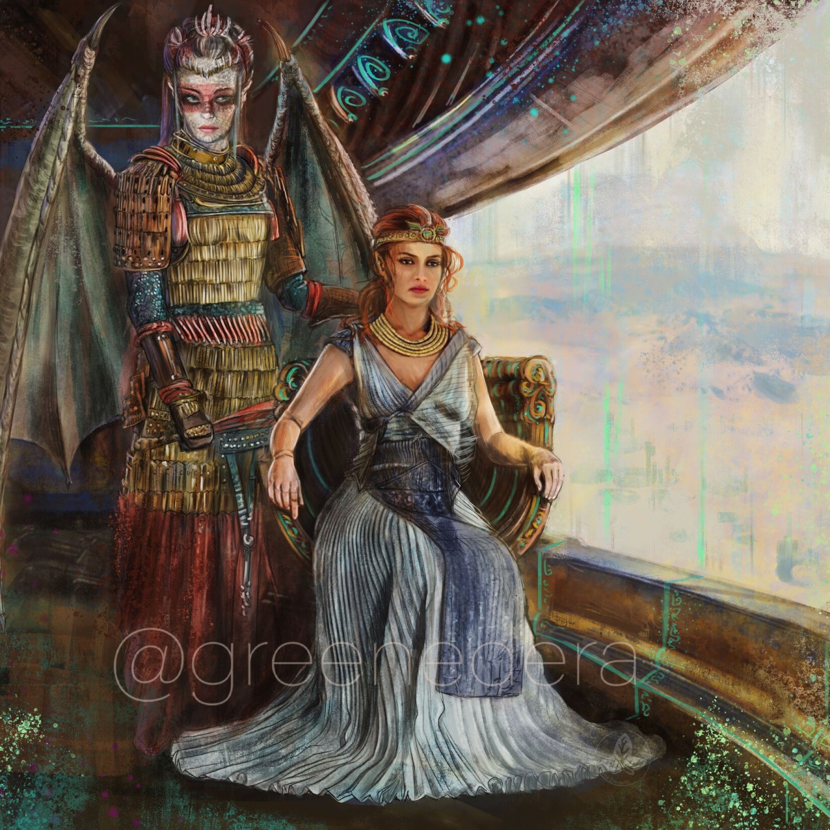 Spelljammer – Fawn and Miwa&nbsp;portrait