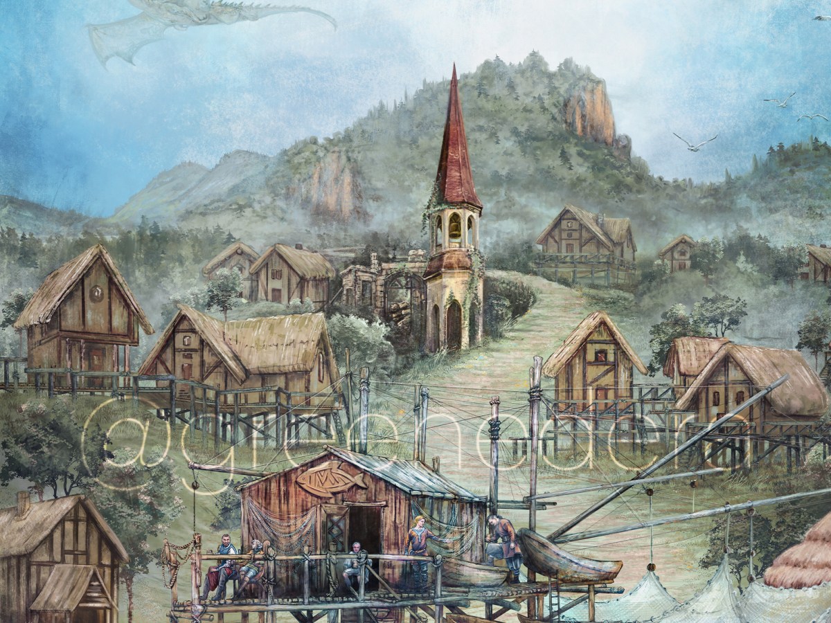 New artwork: Coastal&nbsp;village