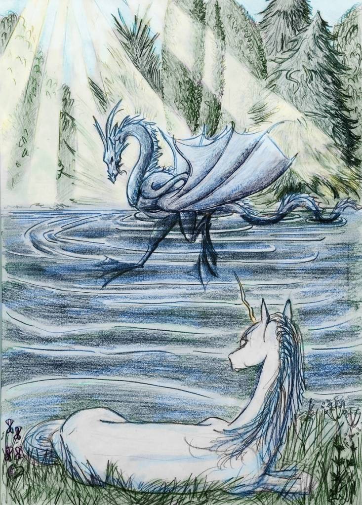 Two young friends playing without worries in the light of a summer morning

Pencils 2005 digital color 2017