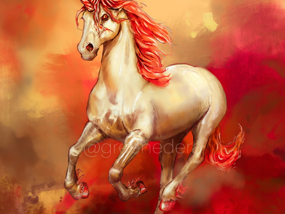 Fire unicorn